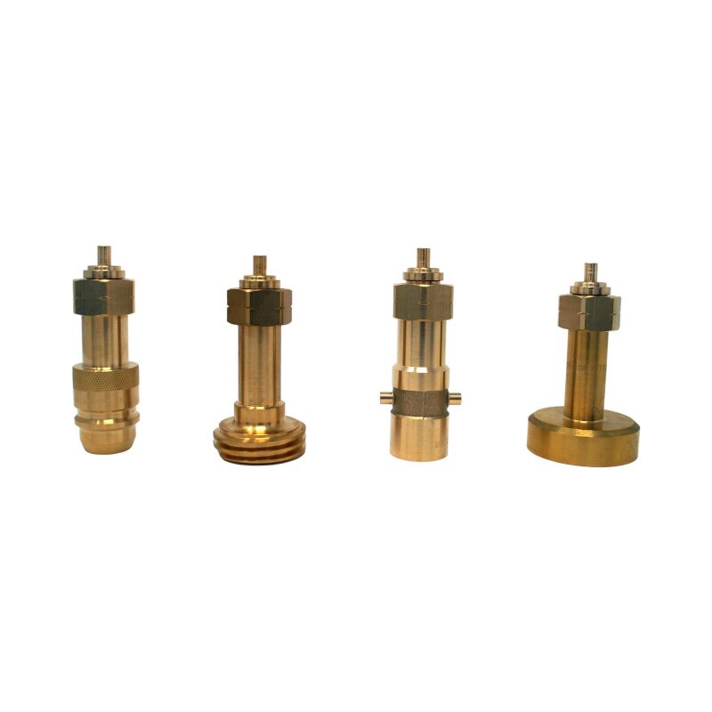Drehmeister Gas adapter gas cylinders connection set Europe for the  withdrawal - connection of German KLF devices to foreign gas cylinders -  No. 1-4