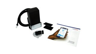 Rotarex Dimes WAVE Bluetooth Fernanzeige für Wohnmobil Gastank, 4-Loch Brenngastank (SRG Ausführung/rechtsdrehend)