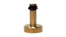 DISH LPG adapter 21,8 mm incl. filter, 77 mm - brass