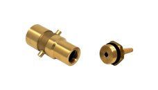 Bajonett adattatore serbatoio 21,8 mm con filtro, 80 mm - ottone