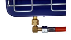 DREHMEISTER Angolo di collegamento 1/4“ fornello a gas -> tubo flessibile del gas