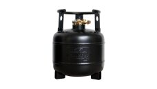 CAMPKO cilindro de gas, botella de GLP recargable 15 L con multiválvula