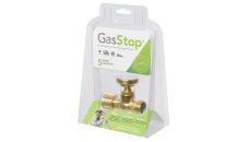 GasStop emergency shut-off valve for gas cylinders W21.8 x 1/14 LH (G.12) for Germany