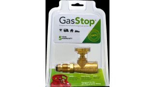 GasStop Notschlussarmatur für Gasflaschen UK POL LH für UK - VOSKEN