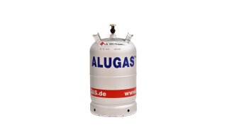 ALUGAS Bombola di gas in alluminio da 11 kg (senza riempimento)